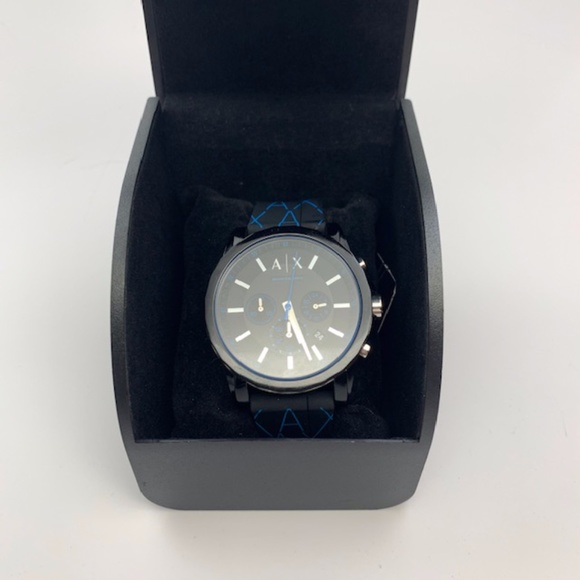 A|X MEN'S CHRONOGRAPH WATCH SILICONE STRAP AX1342 - Picture 7 of 14